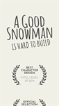 Mobile Screenshot of agoodsnowman.com