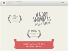 Tablet Screenshot of agoodsnowman.com